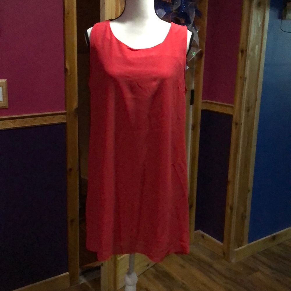 Coral dress